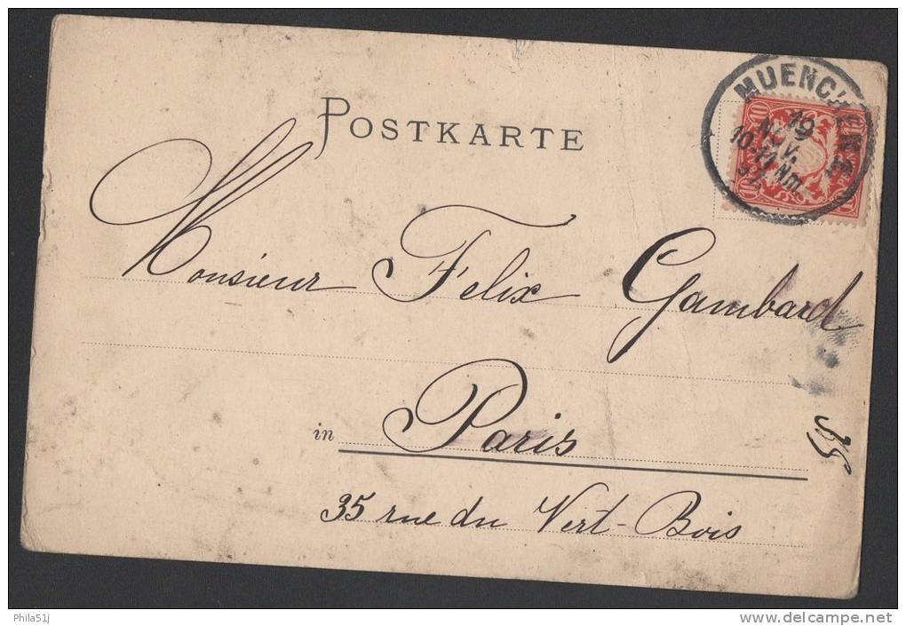 ALLEMAGNE:_ CARTE POSTALE _ OBL VOIR SCAN - Lettres & Documents