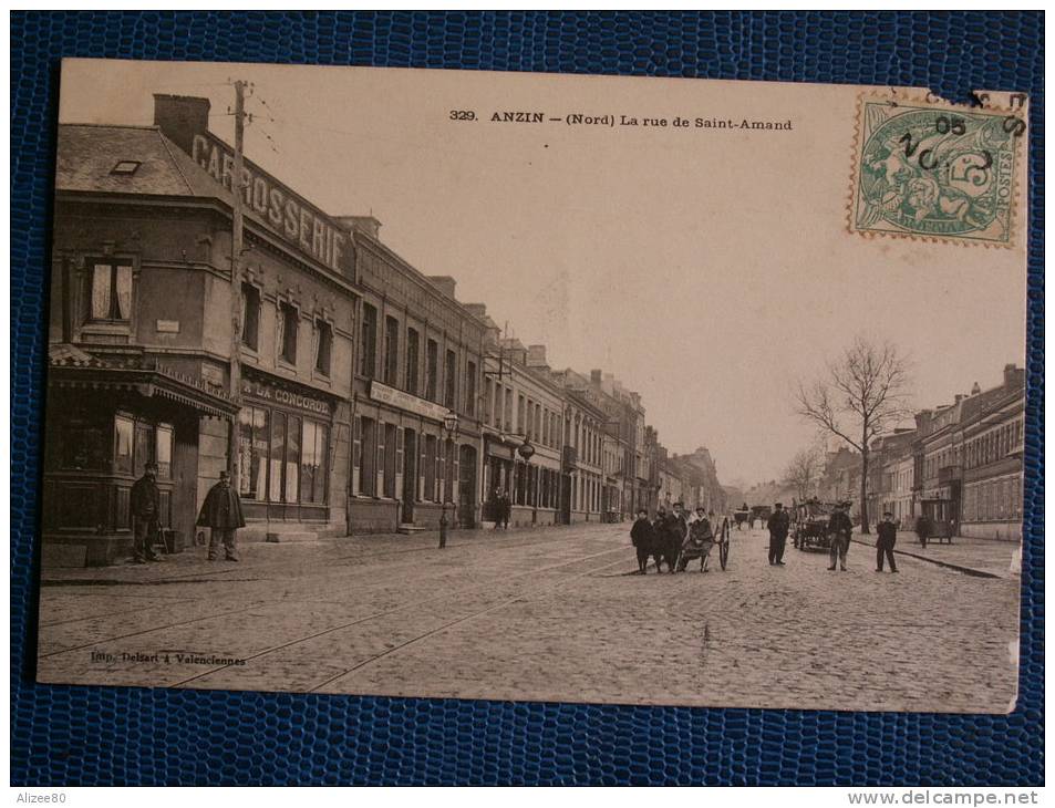 ""   CPA  ANZIN  //  RUE  DE  ST  AMAND  "" - Anzin