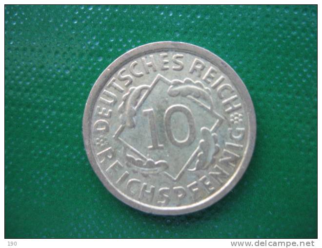 10 REICHSPFENNIG - 10 Rentenpfennig & 10 Reichspfennig