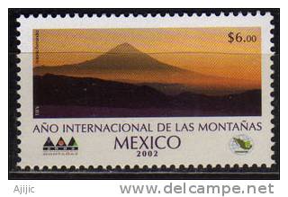 MEXIQUE.Volcan Citlaltépetl  5636 Metres, 2 Ieme Volcan Le Plus Haut Du Monde.  Un T-p Neuf ** Yv.# 2012 - Volcanos