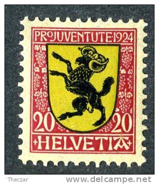 1924   Switzerland   Mi.Nr.211   MH*     #436 - Neufs