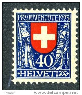 1923   Switzerland   Mi.Nr.188   MH*     #438 - Unused Stamps