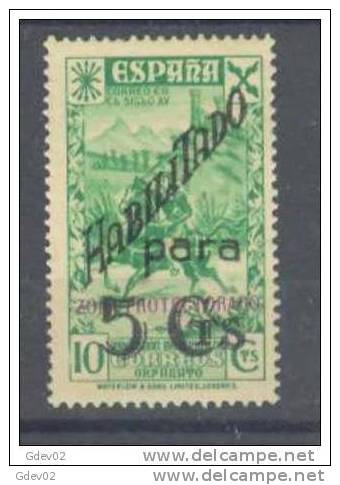 MA17-A566TTSC-CG  .Historia Del Correo..MARRUECOS ESPAÑOL.BENEFICENCIA  .1941. (Ed 17*) Con Charnela.MUY BONITO - Autres & Non Classés