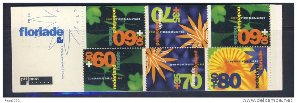 PAYS-BAS CARNET  1992 FLEURS SCOTT N° NEUF MNH** - Carnets Et Roulettes