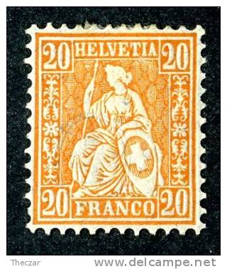 1881   Switzerland   Mi.Nr.40  MH*      #476 - Nuovi