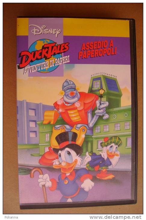 PBF/63 DUCKTALES/ASSEDIO A PAPEROPOLI Walt Disney VHS Cartoni Animati/PAPERONE - Cartoons