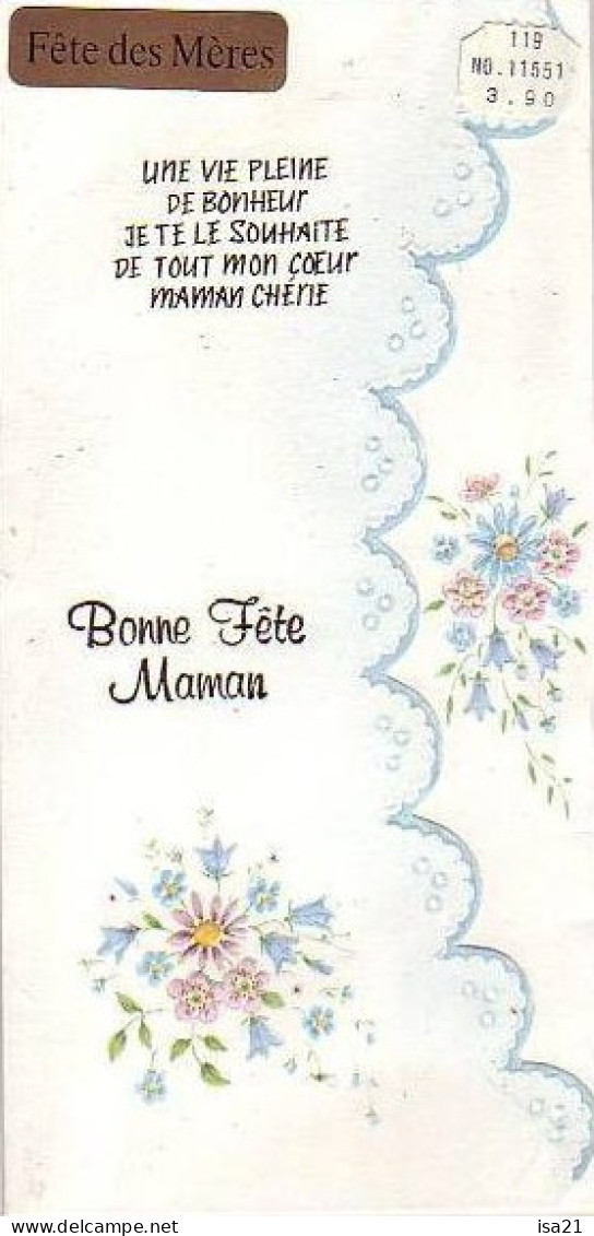 Carte FETE DES MERES  Bonne Fête Maman . Une Vie Pleine De Bonheur ... - Fête Des Mères