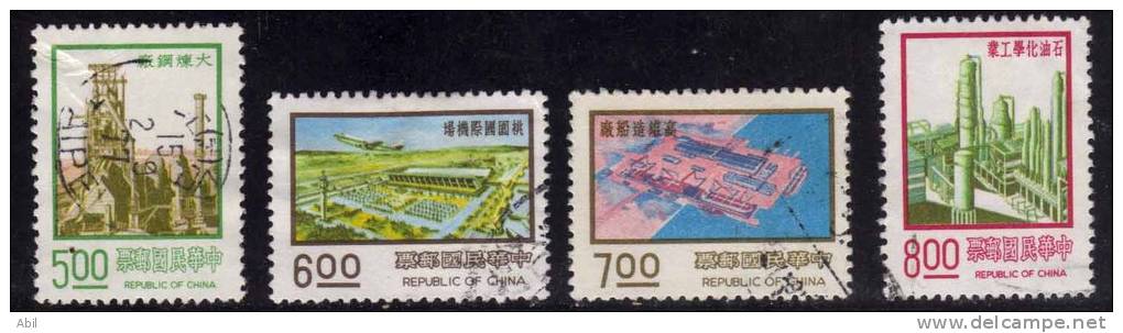 Taiwan 1976 N°Y.T. :  1097 à 1100 Obl. - Usados