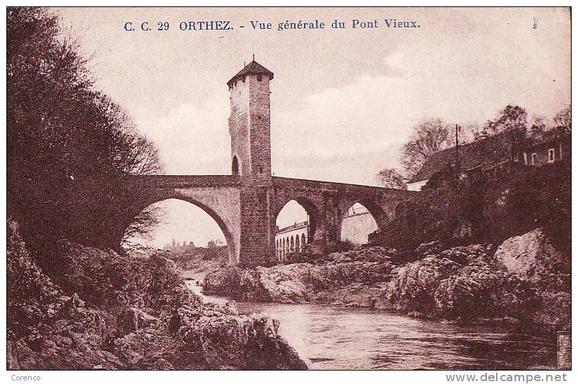 9448  ORTHEZ     Vue Du  Pont Vieux   Non écrite - Orthez