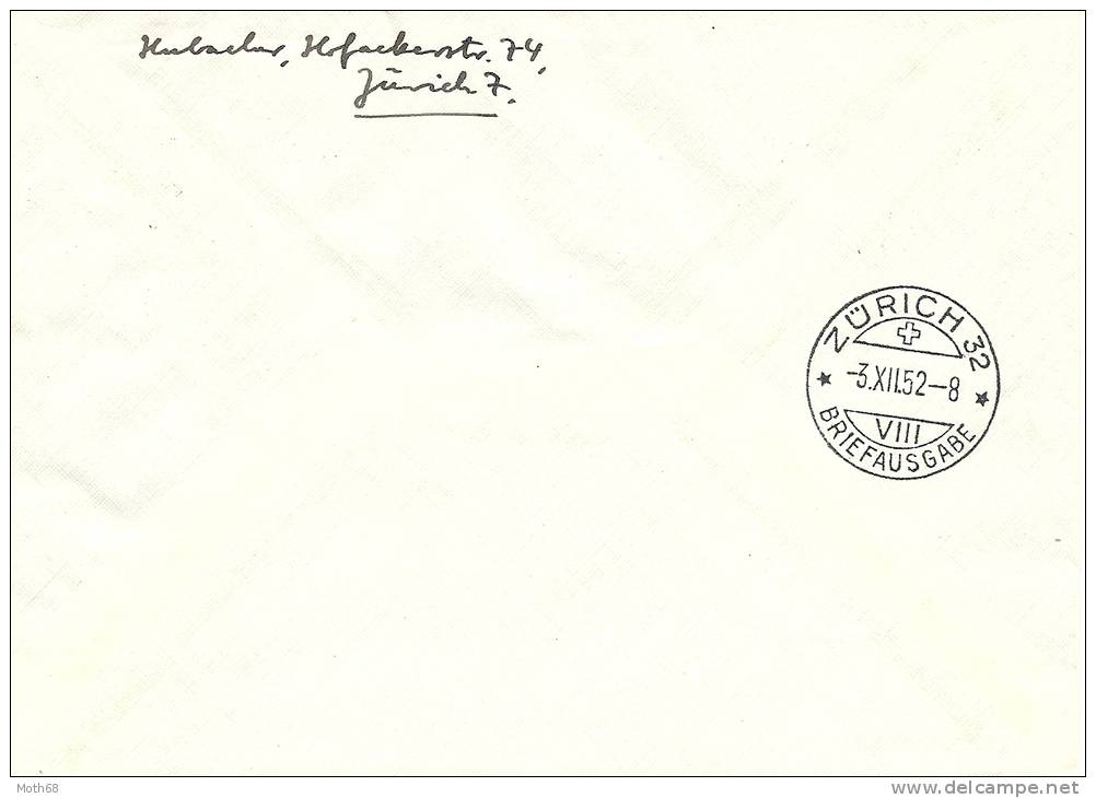 1952 FDC Einschreiben Mit AK KW 130 - Briefe U. Dokumente