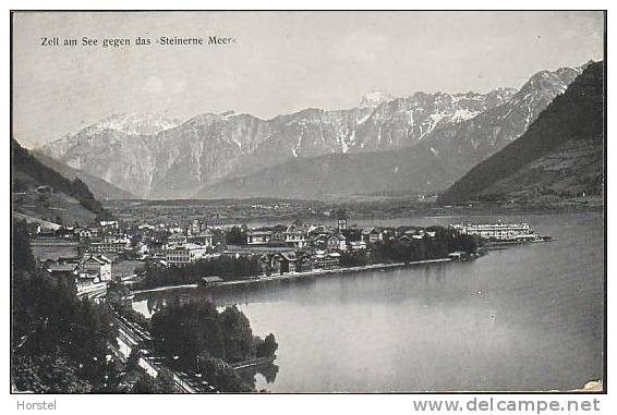 Austria - 5700 Zell Am See - Gegen Das Steinerne Meer - Old Stamp 1930 - Zell Am See