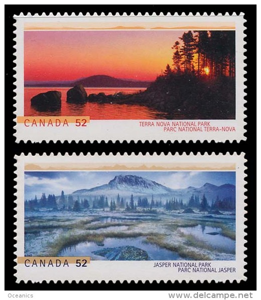 Canada (Scott No.2223-24 - Terra Nova - Jasper) [**] Paire / Pair - Ongebruikt