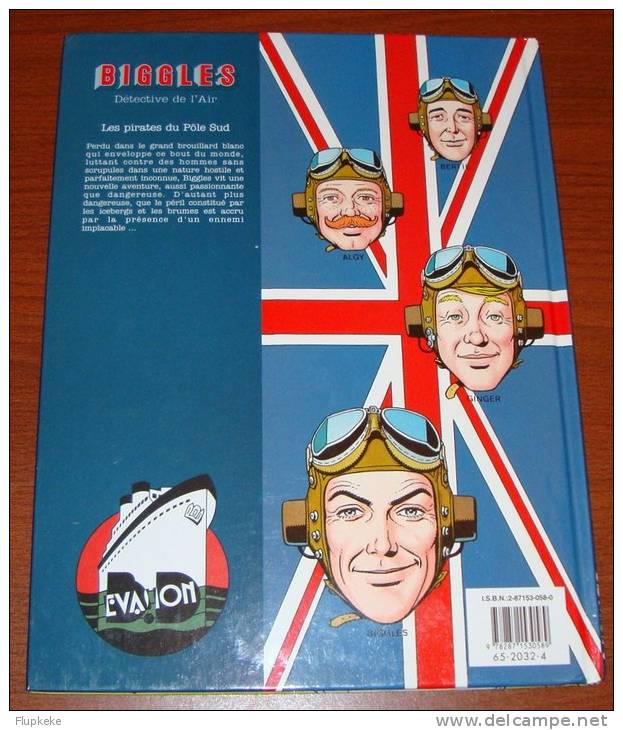 Biggles Les Pirates Du Pôle Sud Francis Bergèse Claude Lefrancq Éditeur 1991 - Biggles