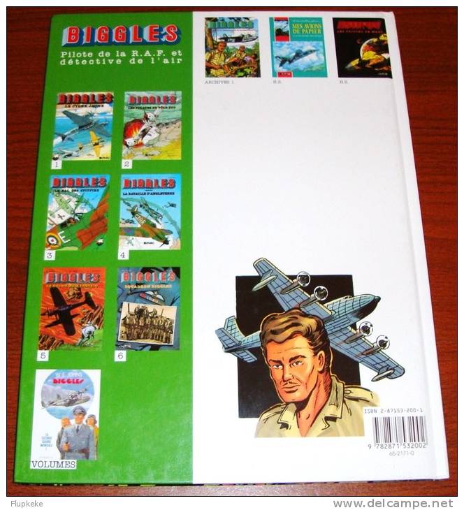 Biggles Archives 1 Biggles Dans La Jungle Biggles En Extrème-Orient Willy Vandersteen Claude Lefrancq Éditeur 1995 - Biggles