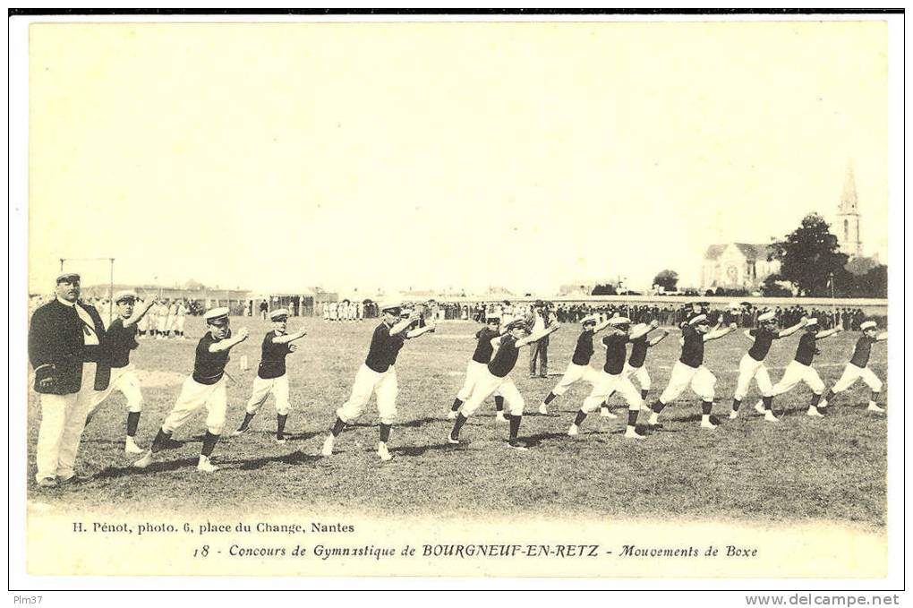 BOURGNEUF EN RETZ - Concours De Gymnastique - Boxe - Bourgneuf-en-Retz