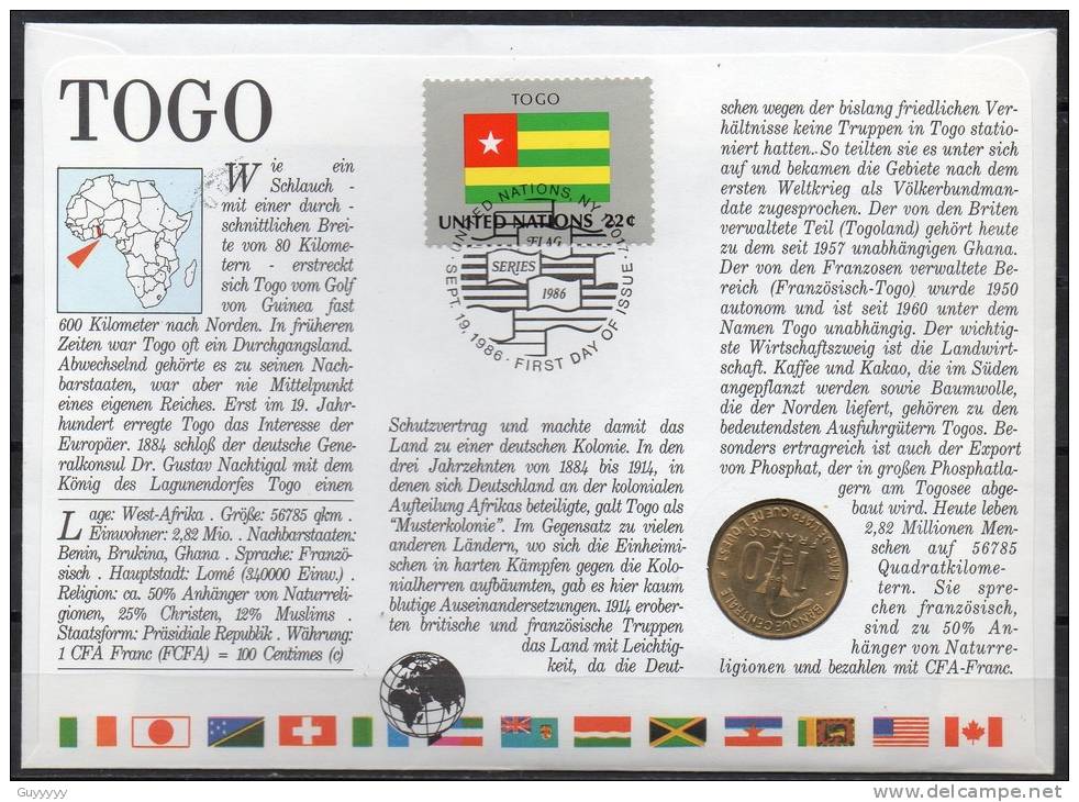 Numislettre (Timbres + Pièce) - Zimbabwe - 1988 - Zimbabwe (1980-...)