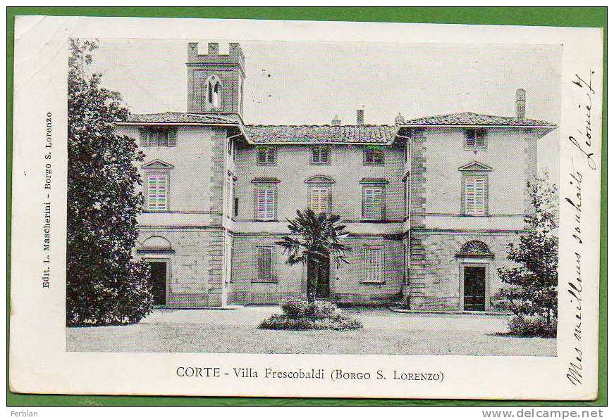 ITALIE. TOSCANA. FIRENZE. CORTE. Villa Frescobaldi. - Firenze (Florence)