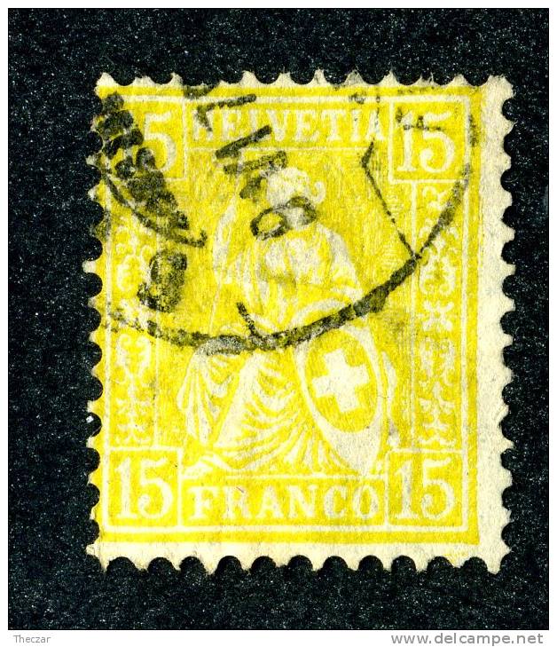 1875  Switzerland  Mi.Nr.31  Used   #597 - Used Stamps