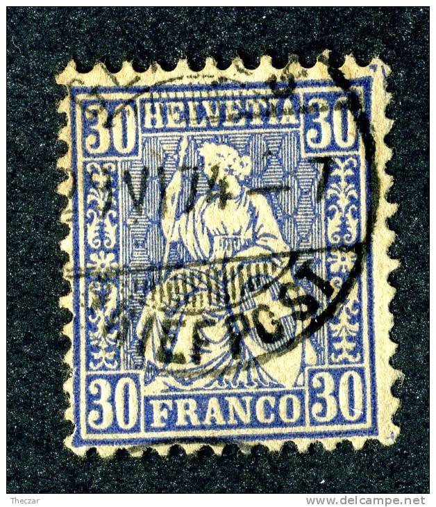 1867  Switzerland  Mi.Nr.33  Used   #599 - Used Stamps