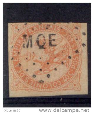 #3# COLONIES GENERALES N° 5 Oblitéré MQE (Martinique) - Eagle And Crown