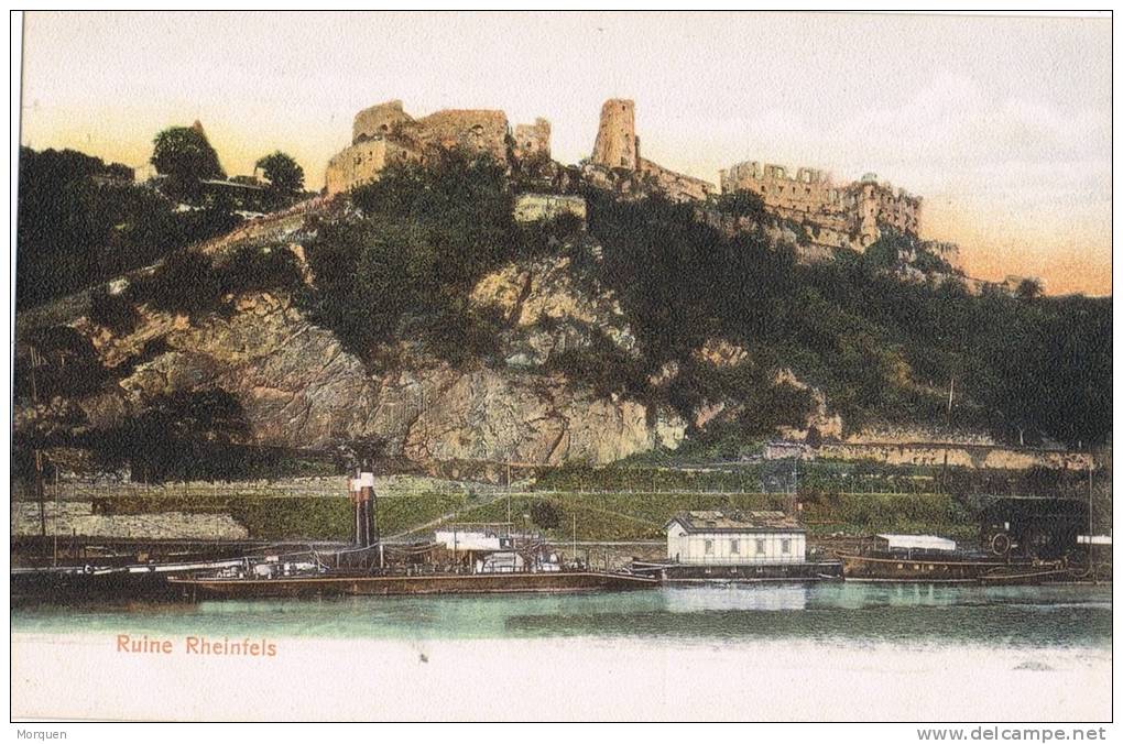 4703. Postal Ruine RHEINFELS (Renania Platinado) St. Goar - St. Goar