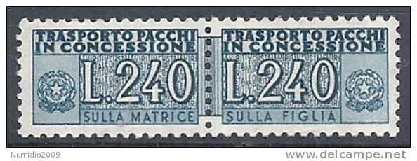 1955-81 ITALIA PACCHI IN CONCESSIONE 240 LIRE MNH ** - RR10379-4 - Colis-concession