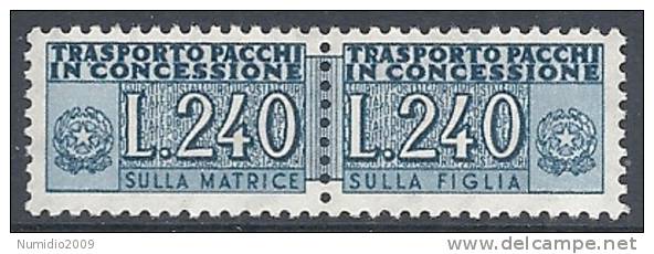 1955-81 ITALIA PACCHI IN CONCESSIONE 240 LIRE MNH ** - RR10379-7 - Colis-concession