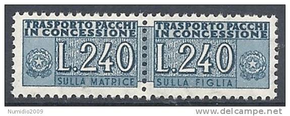 1955-81 ITALIA PACCHI IN CONCESSIONE 240 LIRE MNH ** - RR10385-4 - Pacchi In Concessione