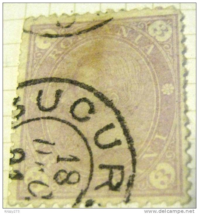 Romania 1890 King Charles 3b - Used - Used Stamps