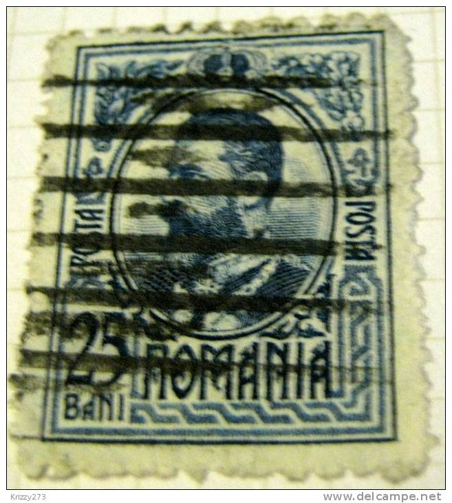 Romania 1908 King Charles 25b - Used - Used Stamps