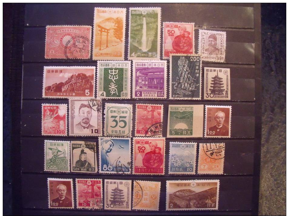 Lot Older Japan Stamps Mint And Used - Collections, Lots & Series