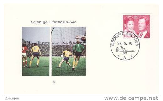 SWEDEN 1978 SPECIAL COVER - 1978 – Argentine