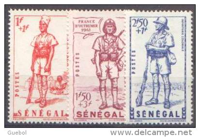Détail De La Série Défense De L'Empire * Sénégal N° 170 à 172 - 1941 Défense De L'Empire