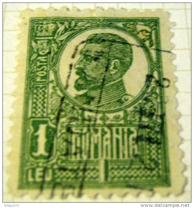 Romania 1920 King Ferdinand 1L - Used - Gebraucht