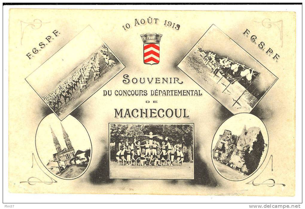 MACHECOUL - Concours Départemental De Gymnastique - Machecoul