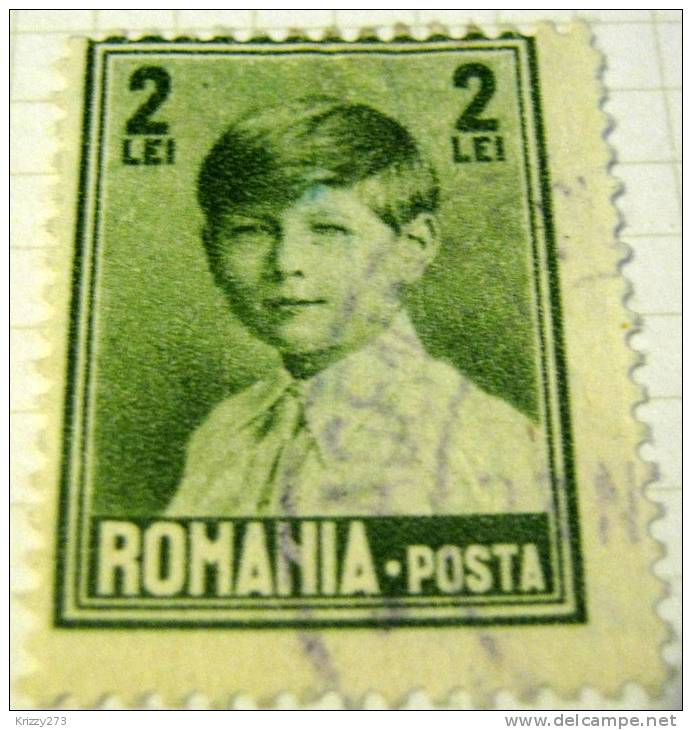 Romania 1928 King Michael 2L - Used - Usado