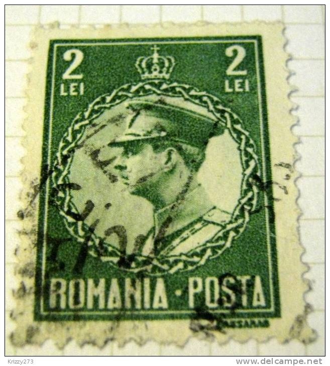 Romania 1930 King Charles II Air 2L - Used - Usado