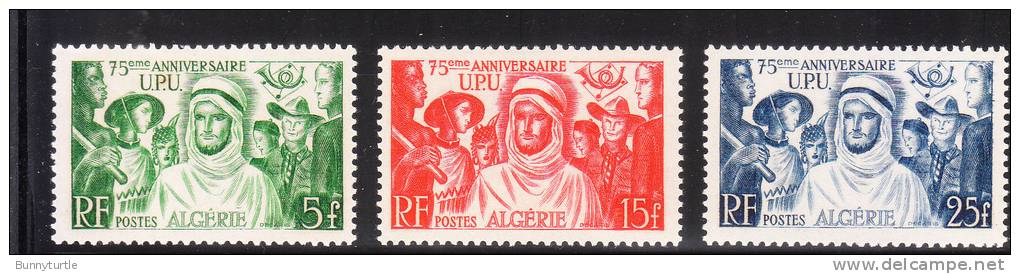 Algeria 1949 75th Anniversary Of The UPU MNH Fault - Neufs