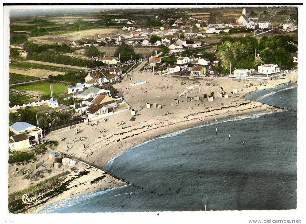 LES MOUTIERS - Plage Du Pré-Vincent - CPSM Gd Format - Les Moutiers-en-Retz