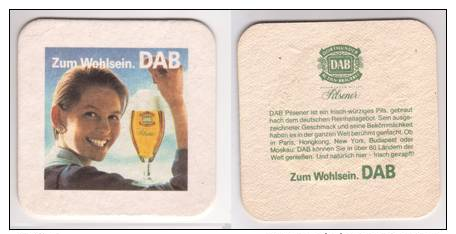 Dortmunder Actien Brauerei DAB Zum Wohlsein - Bierdeckel