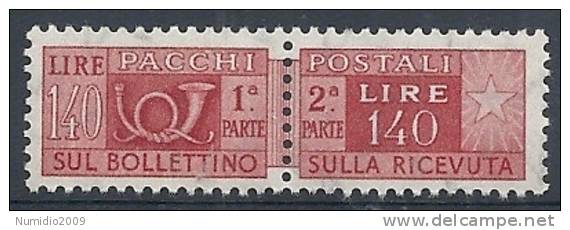 1955-79 ITALIA PACCHI POSTALI 140 LIRE MNH ** - RR10413-2 - Postpaketten