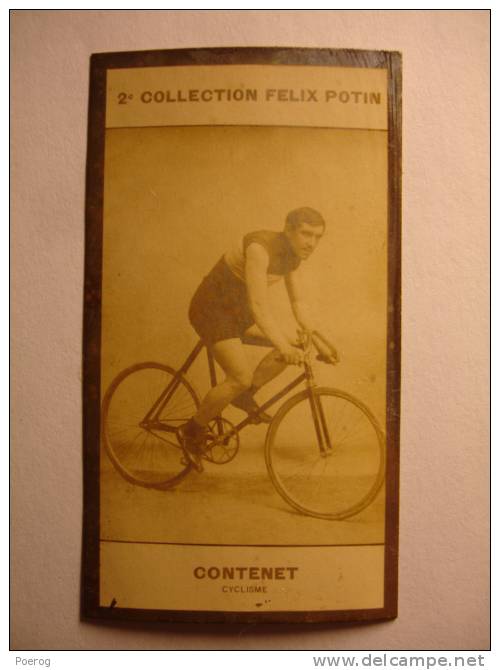 2ème COLLECTION FELIX POTIN - CONTENET - CYCLISME  - IMAGE PHOTO - Vélo Cycliste Bicyclette - Félix Potin