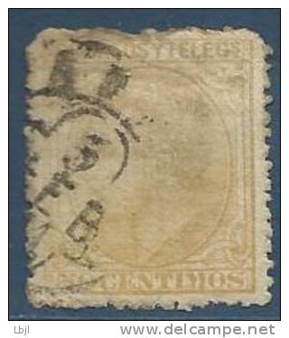 ESPAGNE , SPAIN , 50 C , Alphonse XII , 1879 , N° Y&T 189 - Used Stamps