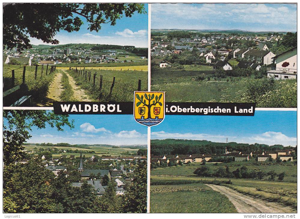 GERMANY: WALDBROL IM OBERGBERGISCHEN LAND, Waldbrol The Oberbergisches COUNTRY. POSTCARD, CARTE POSTALE, PERFECT SHAPE - Waldbroel