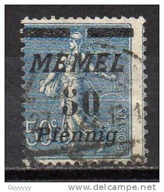 Memel - Memelgebiet - 1922 - Yvert N° 54 - Usados