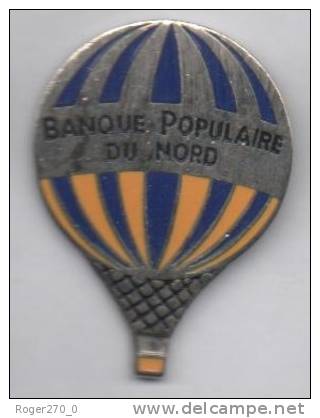 Montgolfiére , Banque Populaire Du Nord , En EGF - Montgolfières