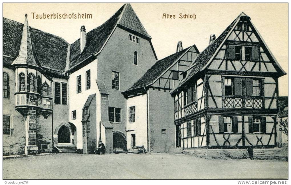 TAUBERBISCHOFSHEIM...ALLES SCHLOB....CPA - Tauberbischofsheim