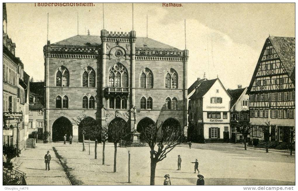 TAUBERBISCHOFSHEIM.....RATHAUS....CPA - Tauberbischofsheim