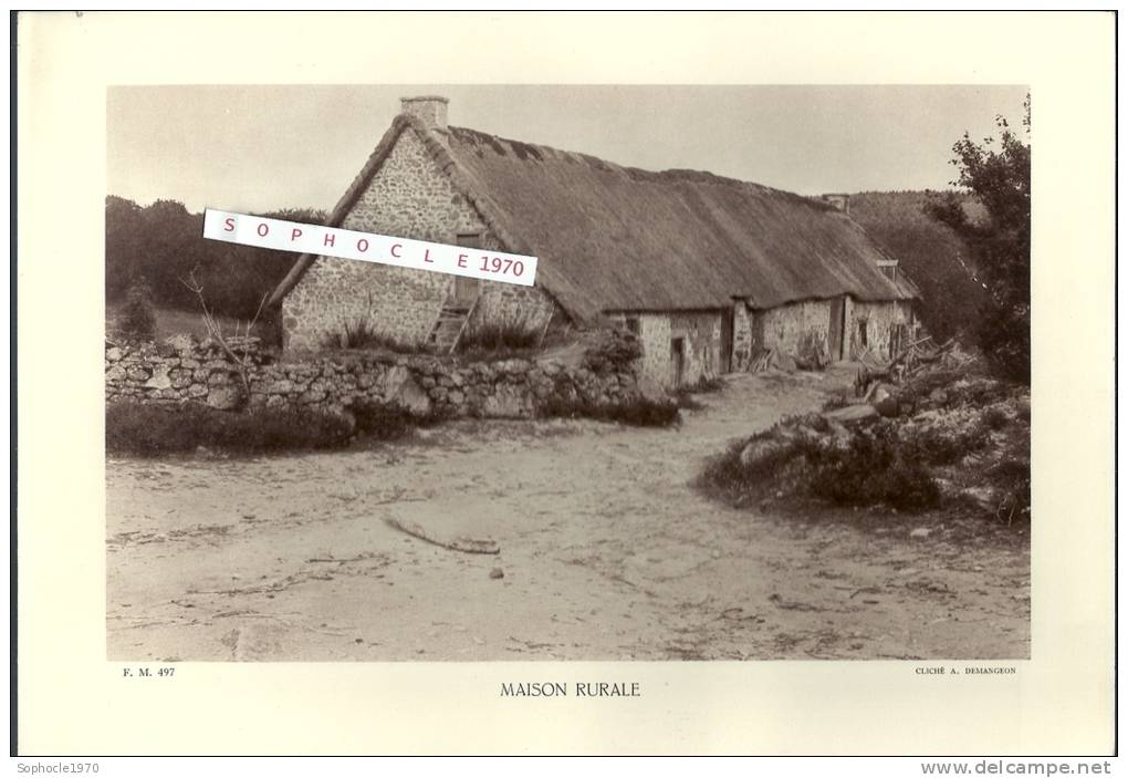 LIMOUSIN - 19 - CORREZE - MAZIERE-HAUTE - MAISON RURALE - 72 Habitants - Prints & Engravings