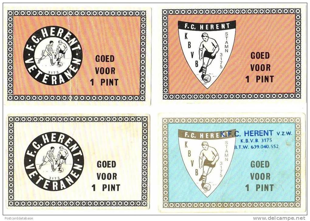 F. C. Herent - Goed Voor 1 Pint - & Not A Postcard - Herent